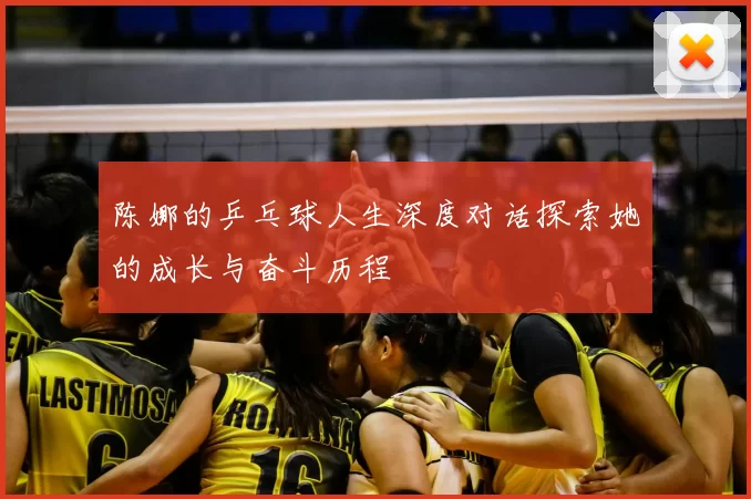 陈娜的乒乓球人生深度对话探索她的成长与奋斗历程