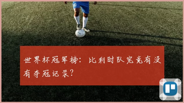 世界杯冠军榜：比利时队究竟有没有夺冠记录？